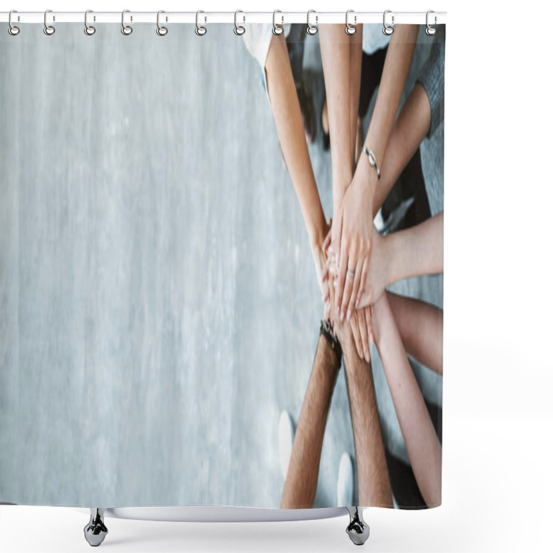 Personality  Teamwork, Unity Concept Shower Curtains