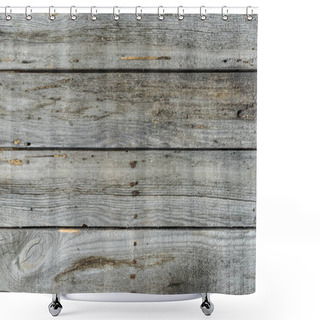Personality  Grey Wooden Background Shower Curtains