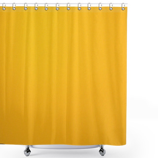 Personality  Top View Of Yellow Surface With Tiny White Polka Dot Pattern For Background Shower Curtains