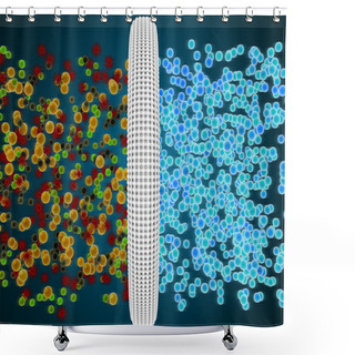 Personality  Abstract Filter Shower Curtains