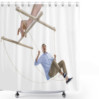 Personality  Marionette Shower Curtains