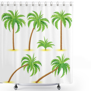 Personality  Coconut Palms Shower Curtains