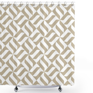 Personality  Abstract Seamless Geometric Vector Pattern Background Shower Curtains