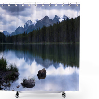 Personality  Icefield Parkway, Banff National Park, Alberta, Canada Shower Curtains