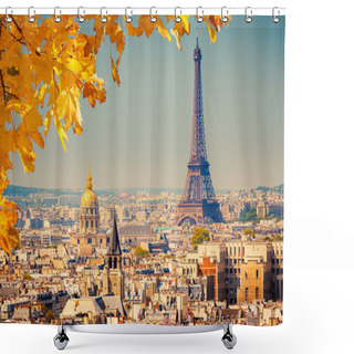 Personality  Eiffel Tower Shower Curtains