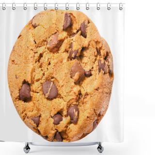 Personality  Chocolate Chip Cookie Shower Curtains