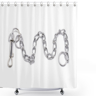 Personality  Dog Chain Collar Shower Curtains