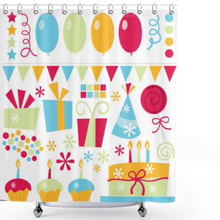 Personality  Birthday Surprise Shower Curtains