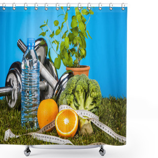 Personality  Health And Fitness Theme Shower Curtains