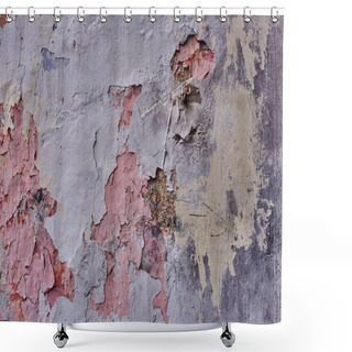 Personality  Paint Peeling Plaster Walls. Shower Curtains