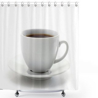 Personality  Cup Of Coffee Shower Curtains