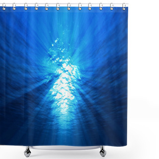 Personality  Light Underwater Shower Curtains