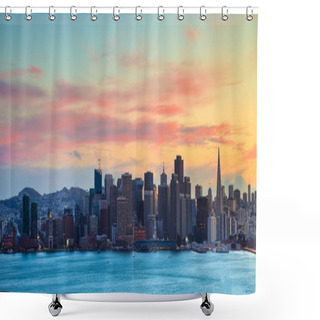 Personality  San Francisco Skyline Shower Curtains