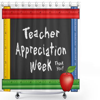 Personality  Teacher Appreciation Week, Ruler Frame, Apple Shower Curtains