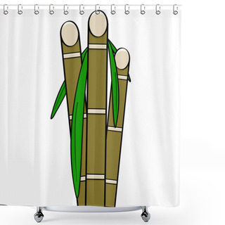 Personality  Sugar Cane Shower Curtains