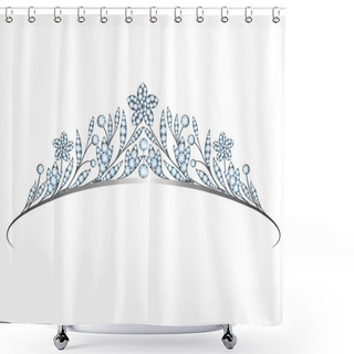 Personality  Diadem Shower Curtains