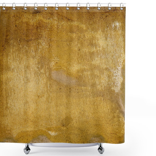 Personality  Close-up Of Plate Sandstone Shower Curtains