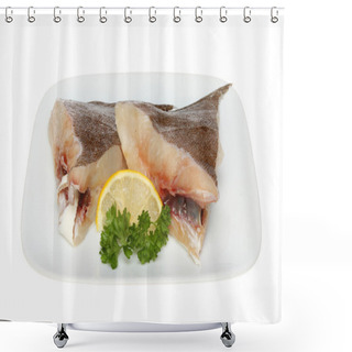 Personality  Brill Fish Steaks Shower Curtains