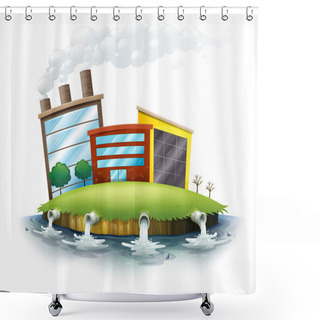 Personality  A View Of The City Shower Curtains