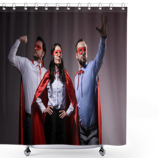 Personality  Super Businesspeople Shower Curtains