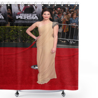 Personality  Gemma Arterton Shower Curtains