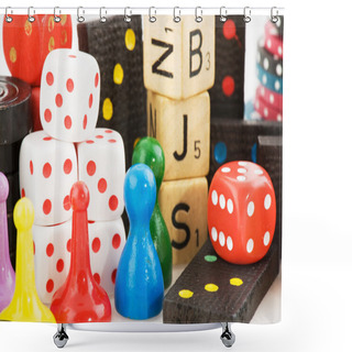 Personality  Games Shower Curtains