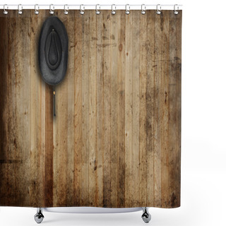 Personality  Cowboy Hat Shower Curtains