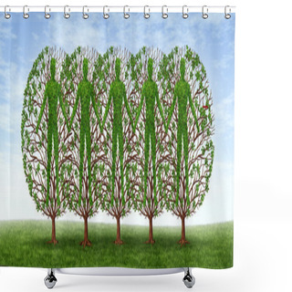 Personality  Community And Friendship Shower Curtains