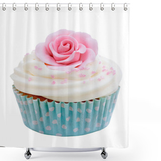 Personality  Rose Cupcake Shower Curtains
