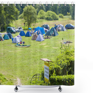 Personality  Camping Shower Curtains