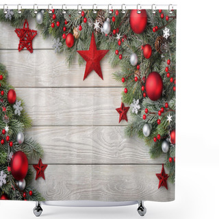 Personality  The Perfect Christmas Background Shower Curtains