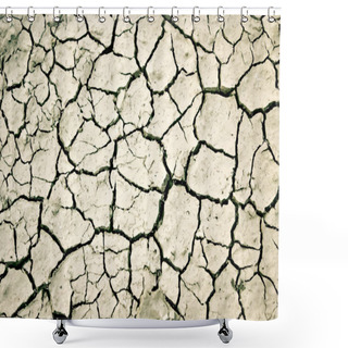 Personality  The Cracks Texture. Shower Curtains