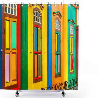 Personality  Little India, Singapore Shower Curtains