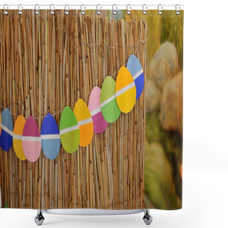 Personality  Easter Composition Shower Curtains