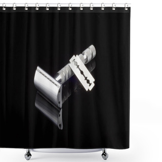 Personality  Classic Safety Razor Shower Curtains
