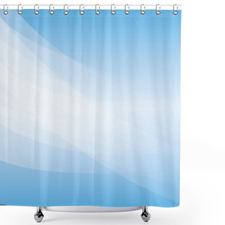 Personality  Blue Abstract Background Shower Curtains