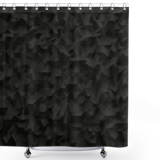 Personality  Abstract Black Background Shower Curtains