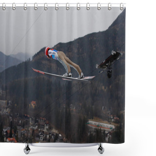 Personality  FIS Ski Jumping World Cup Shower Curtains