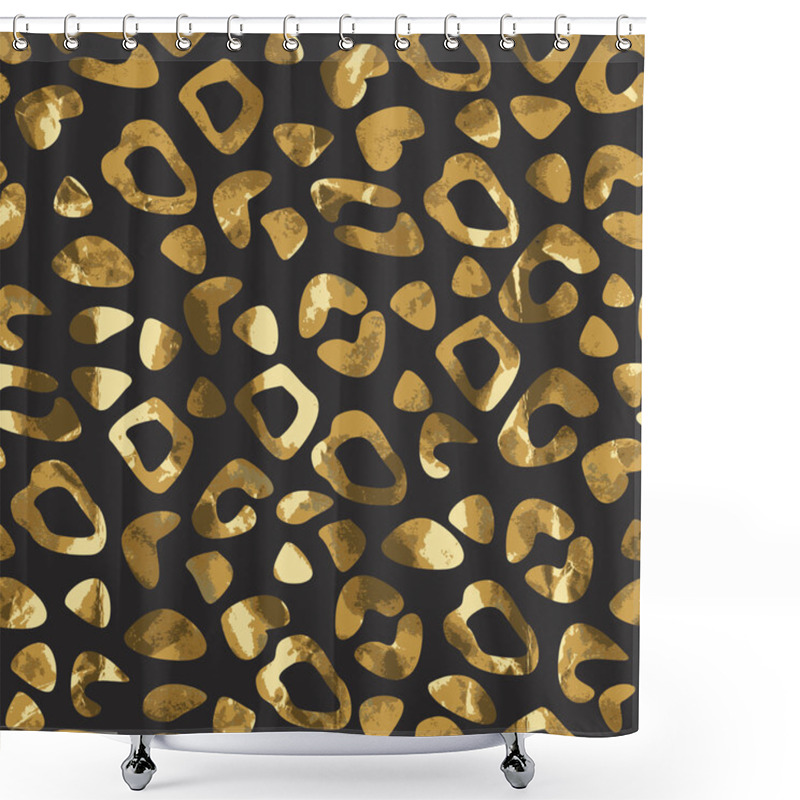Personality  Leopard Seamless Pattern. Shower Curtains
