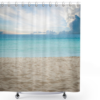 Personality  Sand Of Beach Thailand Sea Shower Curtains