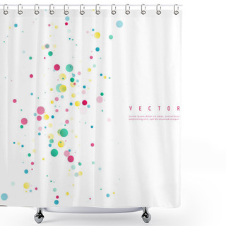 Personality  Vector Abstract Background Shower Curtains