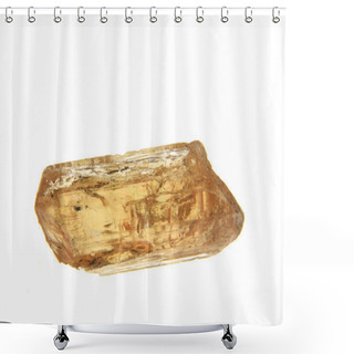 Personality  Uncut Topaz Crystal From Brazil Shower Curtains