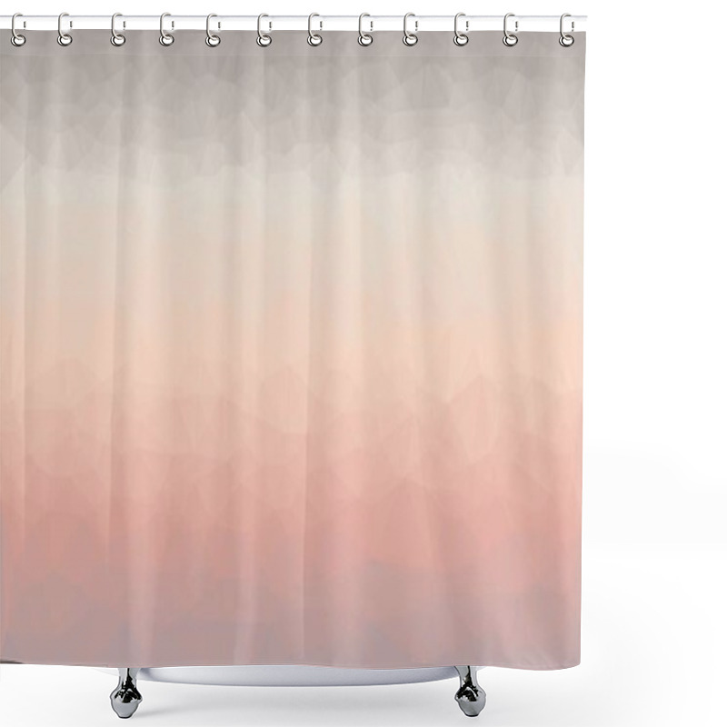 Personality  abstract multicolored background with poly pattern shower curtains
