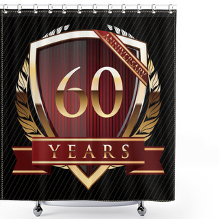 Personality  Anniversary Sign Shower Curtains