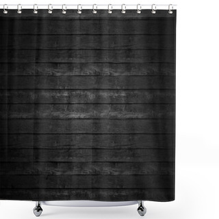 Personality  Old Dark Wood Textures Shower Curtains