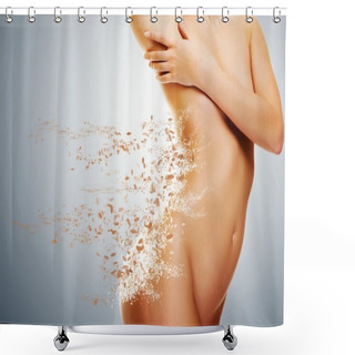 Personality  Beautiful Female Body Shower Curtains