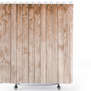 Personality  Textured Aged Weathered Wooden Planks With Copy Space Shower Curtains
