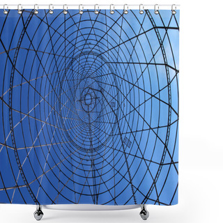 Personality  The Shukhov Tower On The Oka River, Nizhny Novgorod Region, Russia Shower Curtains