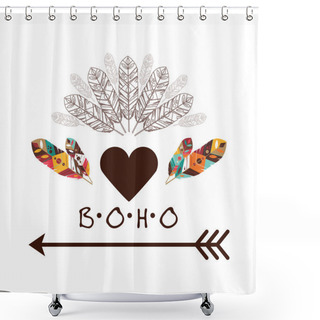 Personality  Boho Design  Shower Curtains