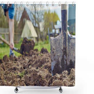 Personality  Cultivation Of The Garden Beds Shower Curtains